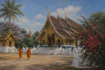 un templo en Laos